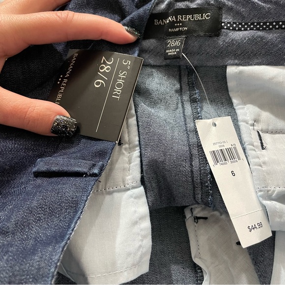 Banana Republic Blue Hampton Shorts - Picture 3 of 3